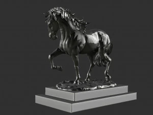 horse sculpture 3D Print Model