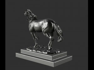 horse sculpture 3D Print Model