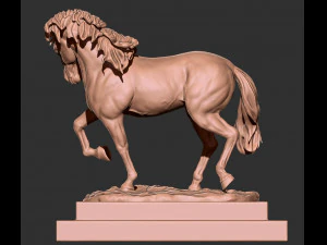 horse sculpture 3D Print Model
