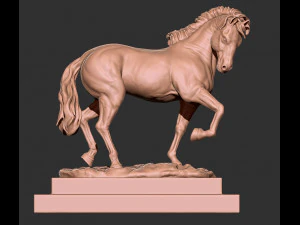 horse sculpture 3D Print Model