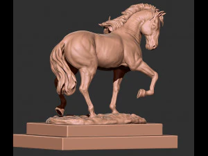 horse sculpture 3D Print Model