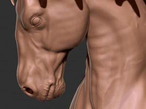 horse sculpture 3D Print Model