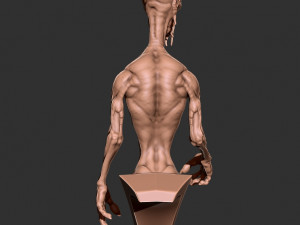 alien pen holder Model Cetak 3D
