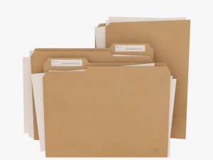 file folders 3Dモデル