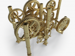 3d gear mechanism 3D Model