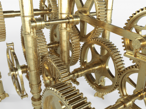 3d gear mechanism 3D-Modell
