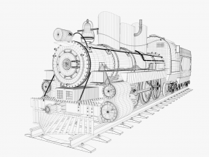 locomotive 3D Model