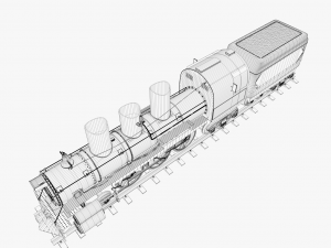 locomotive 3D Model