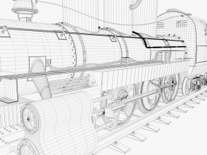 locomotive 3D Model