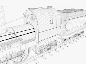 locomotive 3D Model