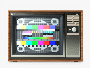 ретро телевизор 3D Модель