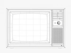 retro tv 3D Model