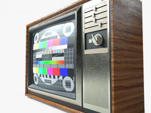 retro tv 3D Model