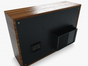 retro tv 3D-Modell