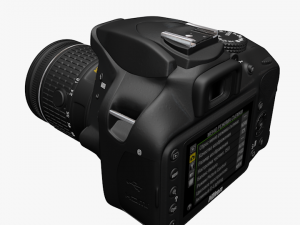 nikon d3400 3D Model