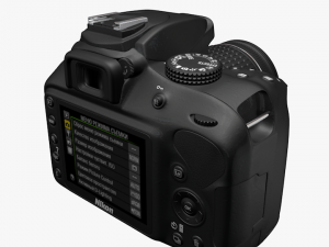 nikon d3400 3D Model