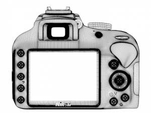 nikon d3400 3D Model