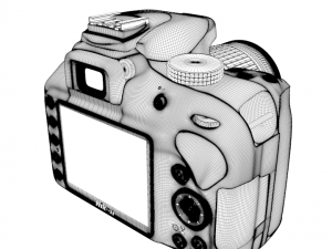 nikon d3400 3D Model