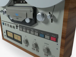 perekam pita Model 3D