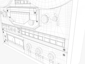 perekam pita Model 3D