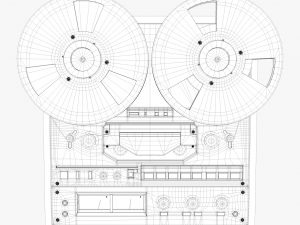 tape recorder 3D Модель
