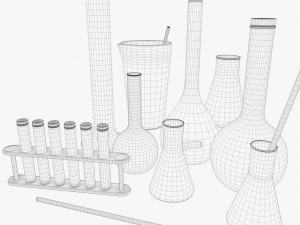 medical flask Modelo 3D