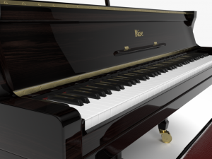 grand piano Modelo 3D