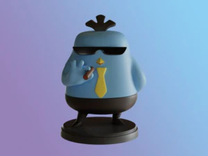 가위 7 - 다이보 3D 프린트 모델