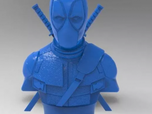 deadpool bust 3D Print Model