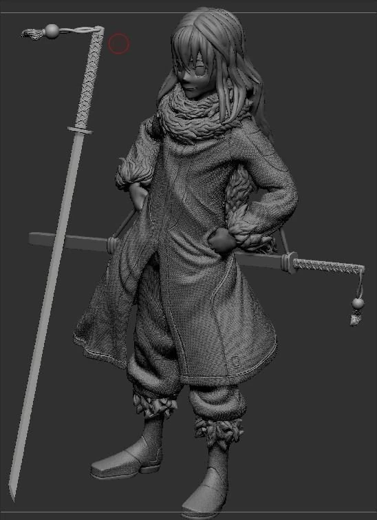 rimuru tempest 3d print model 3D Print Model .c4d .max .obj .3ds .fbx .stl .blend 
