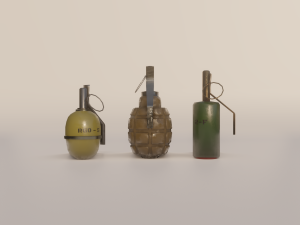 Grenade pack Modelo 3D