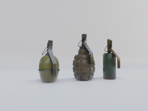 Grenade pack 3D Model
