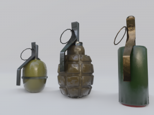 Grenade pack 3D Model