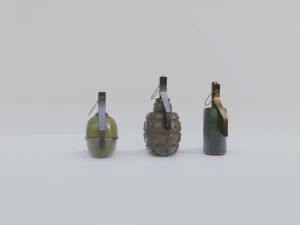 Grenade pack 3D Model