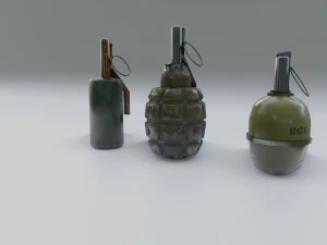 Grenade pack 3D Model