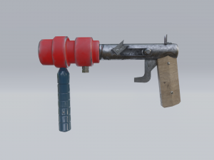 homemade pistol 3D Model