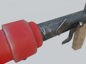 homemade pistol 3D Model
