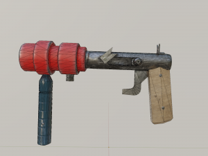 homemade pistol 3D Model
