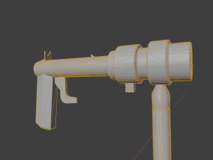 homemade pistol 3D Model