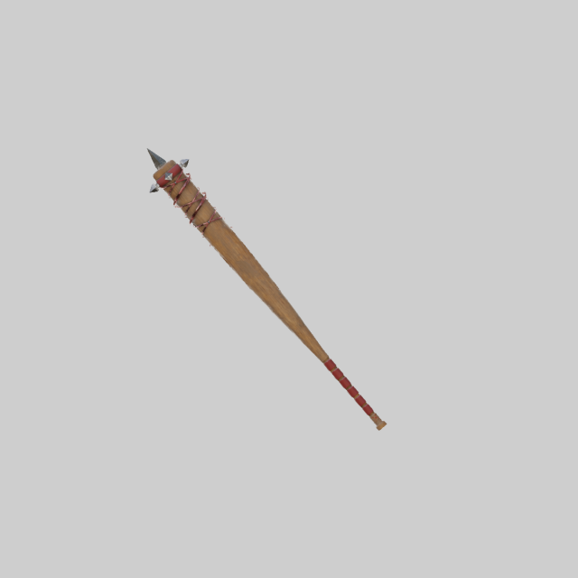 Post apocalyptic baseball bat 3D-Modell .c4d .max .obj .3ds .fbx .stl .blend 