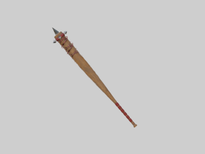 Post apocalyptic baseball bat 3D Model