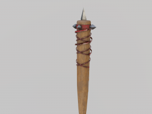 Post apocalyptic baseball bat 3D-Modell