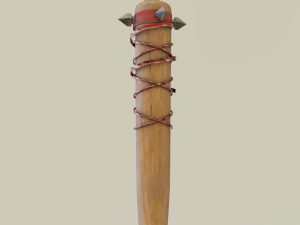 Post apocalyptic baseball bat 3D-Modell