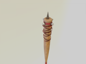 Post apocalyptic baseball bat 3D-Modell
