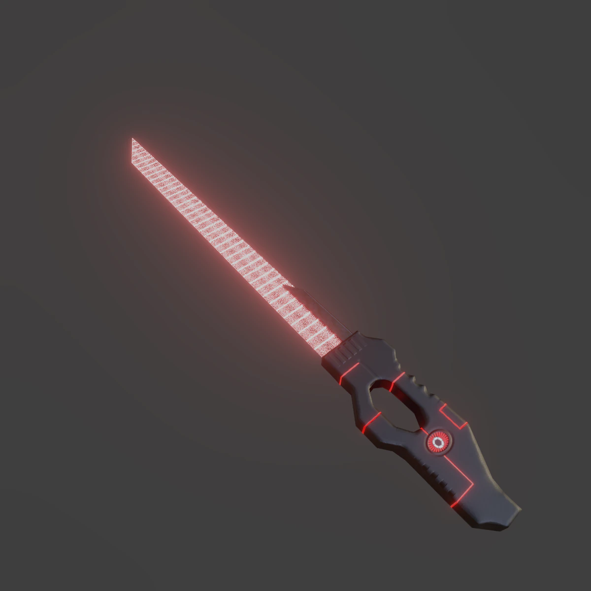 Sci-fi blade 3D Model .c4d .max .obj .3ds .fbx .stl .blend 