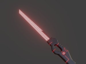 Sci-fi blade 3D Model
