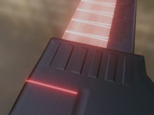 Sci-fi blade Model 3D