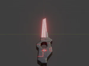 Sci-fi blade 3D Model