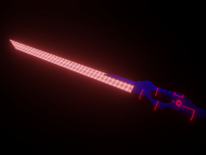 Sci-fi blade Model 3D