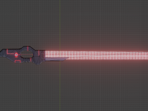 Sci-fi blade Model 3D